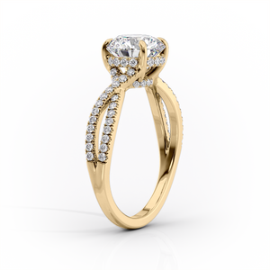 The Angelina Set With A 2 Carat Marquise Lab Diamond