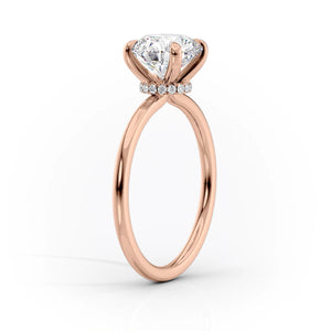 The Nelly Set With A 1.5 Carat Cushion Lab Diamond