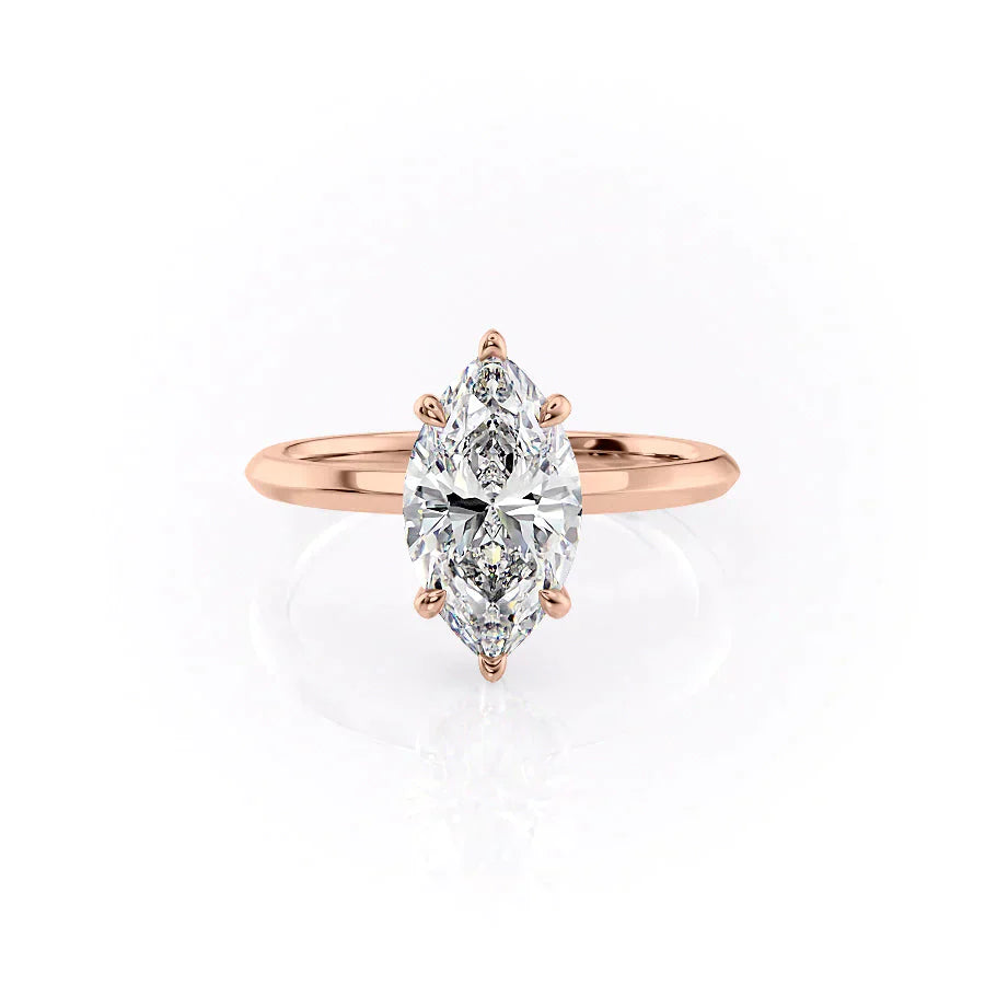 The Razor Kamellie Set With A 1.5 Carat Marquise Lab Diamond