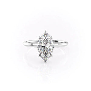 The Razor Kamellie Set With A 1.5 Carat Marquise Lab Diamond