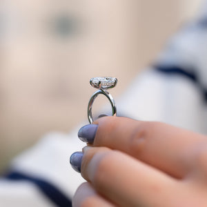The Razor Kamellie Set With A 1 Carat Marquise Lab Diamond