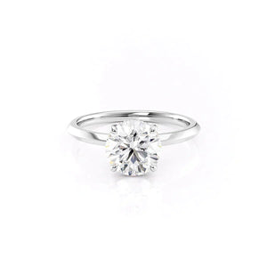 The Razor Kamellie Set With A 1 Carat Round Lab Diamond