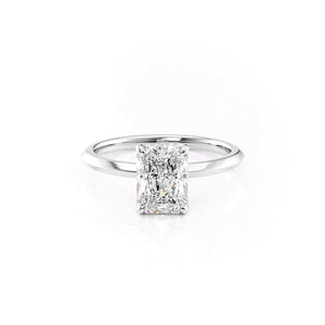 The Razor Kamellie Set With A 2 Carat Radiant Lab Diamond