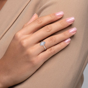 The Kayla Set With A 2 Carat Marquise Lab Diamond