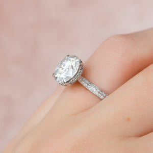 The Kayla Set With A 2 Carat Round Lab Diamond