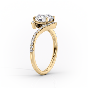 The Pave Skyler Set With A 2 Carat Marquise Lab Diamond