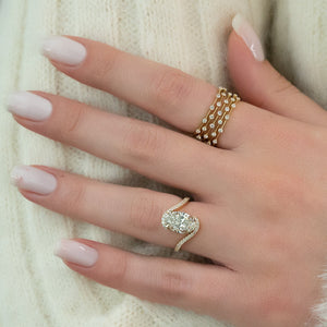 The Pave Skyler Set With A 2 Carat Oval Lab Diamond