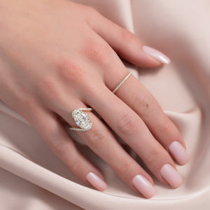 The Pave Skyler Set With A 2 Carat Oval Lab Diamond