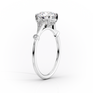 The Amber Set With A 1 Carat Marquise Lab Diamond
