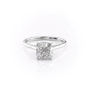 The Natalie Set With A Cushion Moissanite