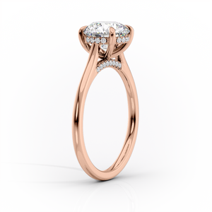 The Natalie Set With A 2.5 Carat Marquise Lab Diamond