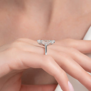 The Natalie Set With A 2 Carat Marquise Lab Diamond