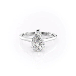 The Natalie Set With A Pear Moissanite