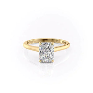 The Natalie Set With A Radiant Moissanite