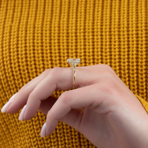 The Natalie Set With A 2 Carat Radiant Lab Diamond