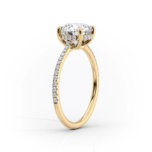 The Pave Maia Set With A 2 Carat Emerald Lab Diamond