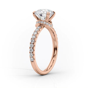 The Sofia Set With A 1.5 Carat Oval Lab Diamond