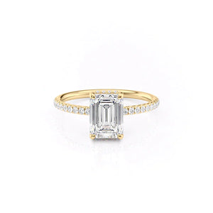The Low Profile Kamellie Set With A 1 Carat Emerald Lab Diamond