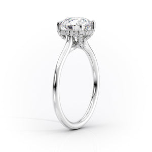 The Ellie Set With A 2.5 Carat Pear Lab Diamond