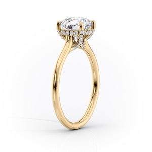 The Ellie Set With A 1 Carat Princess Lab Diamond