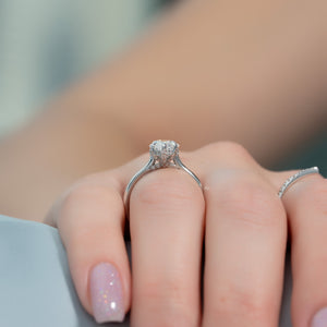 The Ellie Set With A 1 Carat Marquise Lab Diamond