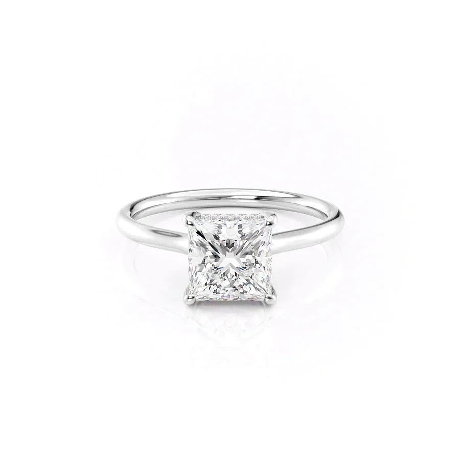 The Ellie Set With A Princess Moissanite