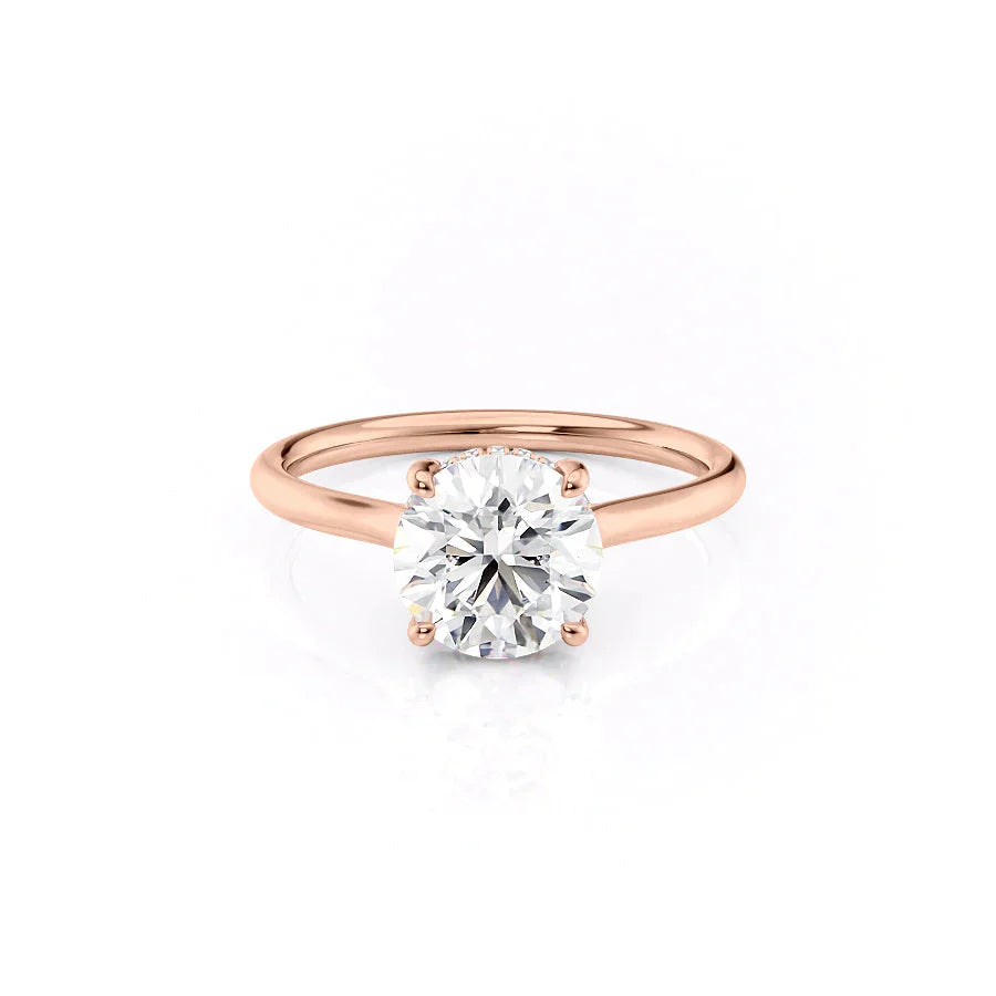The Ellie Set With A 1.5 Carat Round Lab Diamond