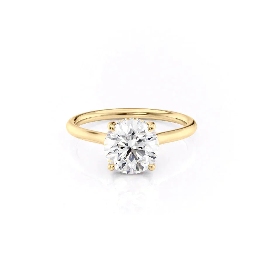 The Ellie Set With A 1.5 Carat Round Lab Diamond