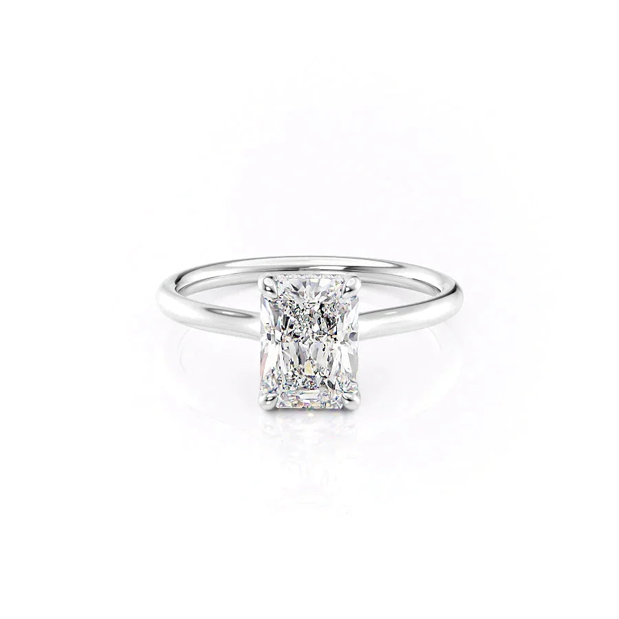 The Ellie Set With A Radiant Moissanite