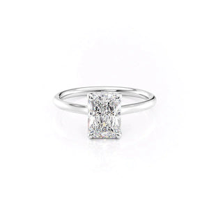 The Ellie Set With A Radiant Moissanite