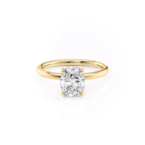The Alex Set With A Elongated Cushion Moissanite