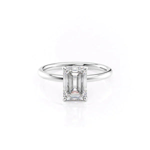 The Alex Set With A 1.5 Carat Emerald Lab Diamond