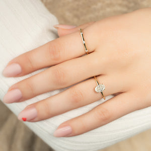 The Alex Set With A 1 Carat Oval Lab Diamond