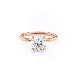 The Alex Set With A 2 Carat Round Lab Diamond