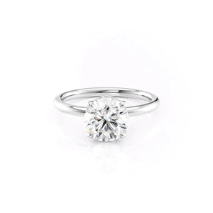 The Alex Set With A 2 Carat Round Lab Diamond