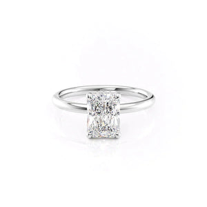 The Alex Set With A Radiant Moissanite