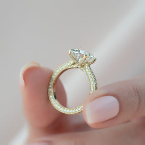 The Catherine Set With A 2 Carat Oval Lab Diamond