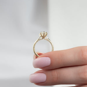 The Claire Set With A 2 Carat Marquise Lab Diamond