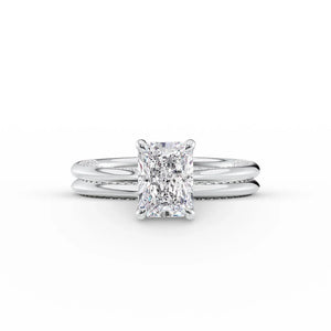 The Claire Set With A 5 Carat Radiant Moissanite