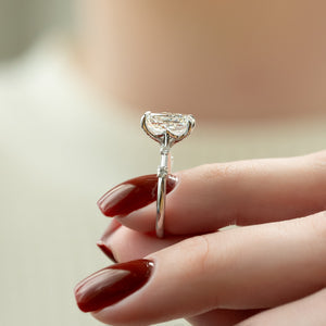 The Serena Set With A 2 Carat Radiant Lab Diamond