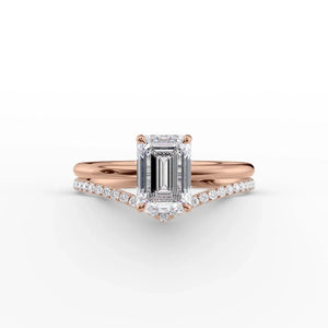 The Low Profile Kamellie Set With A 1.5 Carat Emerald Lab Diamond