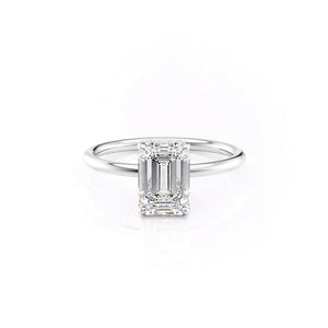 The Low Profile Kamellie Set With A 1.5 Carat Emerald Lab Diamond
