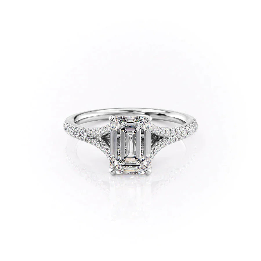 The Jade Set With A 3 Carat Emerald Lab Diamond