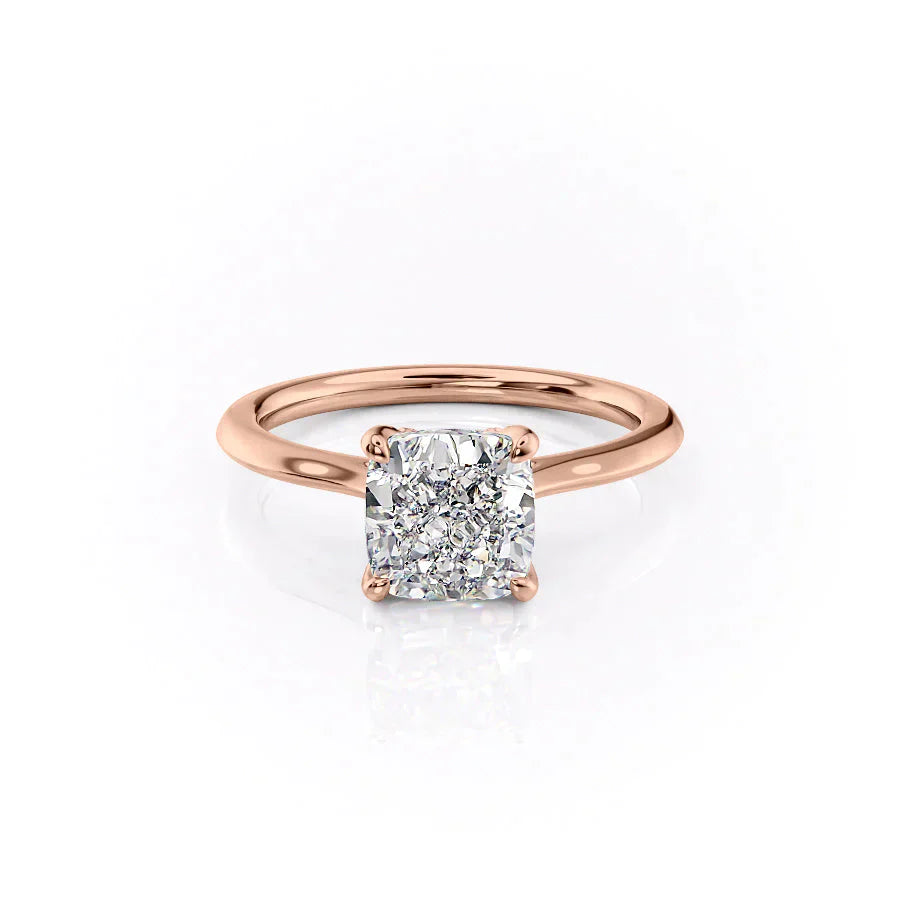 The Madison Set With A 2 Carat Cushion Lab Diamond