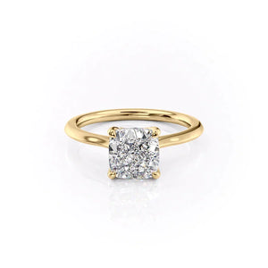 The Madison Set With A Cushion Moissanite