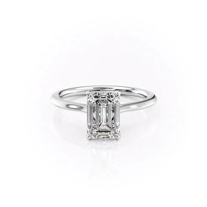 The Madison Set With A 1.5 Carat Emerald Lab Diamond
