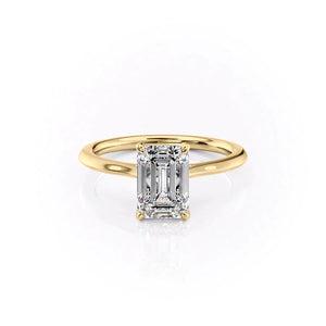 The Madison Set With A 2 Carat Emerald Lab Diamond