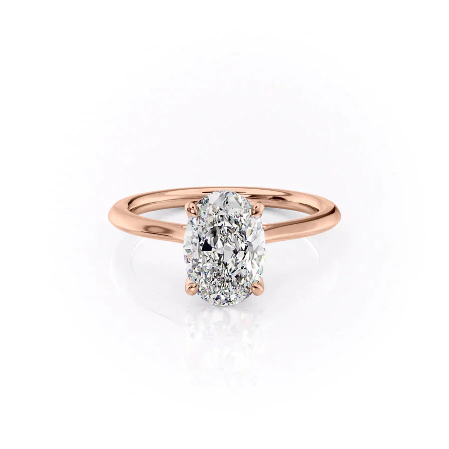 The Madison Set With A 2 Carat Oval Lab Diamond
