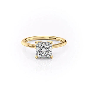 The Madison Set With A Princess Moissanite