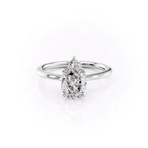 The Madison Set With A Pear Moissanite